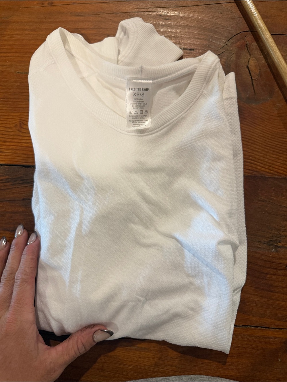 Tkeq Kennedy White Long Sleeve Top